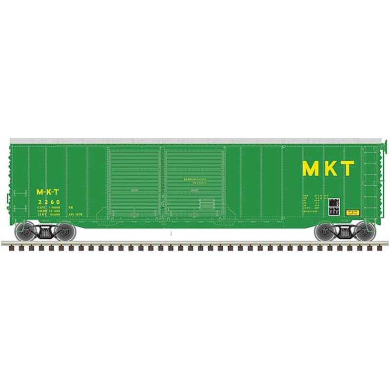 50′ Double Door Boxcar MKT #2285