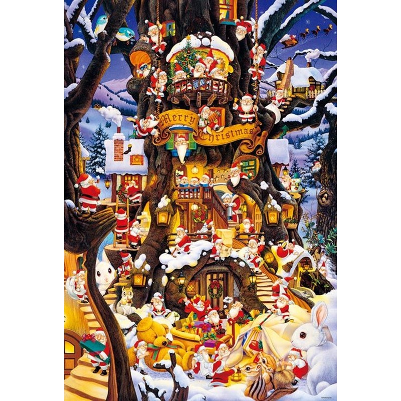 Beverly 1000-005 Jigsaw Puzzle To Santa Claus Forest (1000 Pieces)