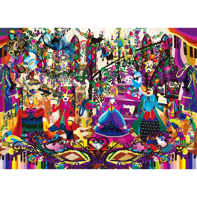 Epoch 06-053 Jigsaw Puzzle”If you wear a mask named ‘Courage’ (by Hoyaguchi Kayo) (500 Pieces)