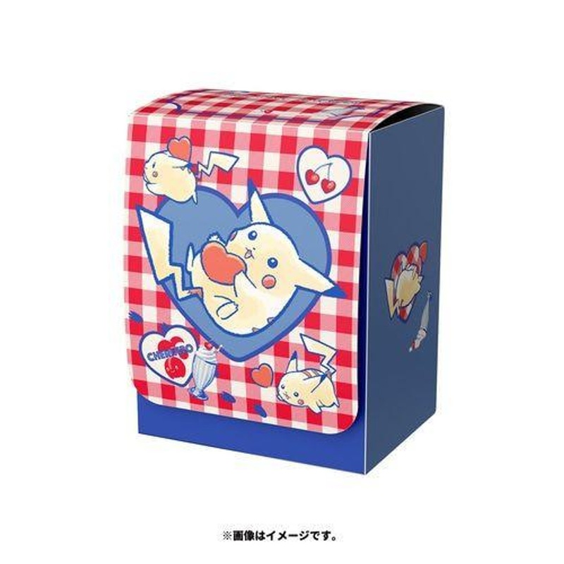 Pokemon Card Game TCG Deck Case Pikachu And Heart