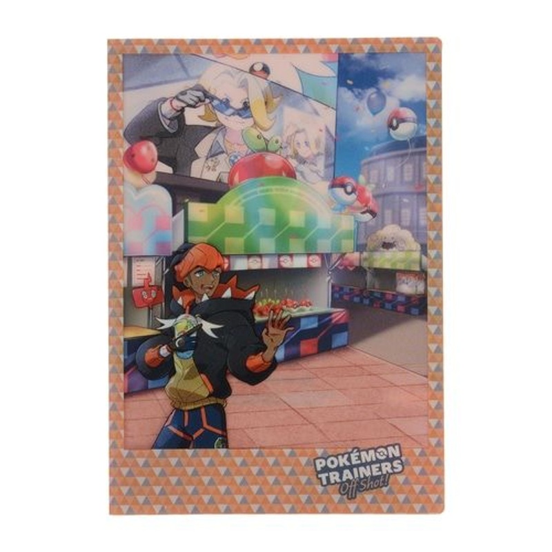 Pokemon Center A5 Clear File POKEMON TRAINERS Off Shot! Raihan
