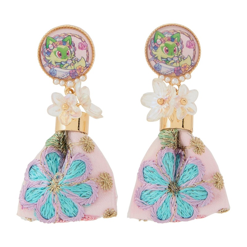 Pokemon Center Original Earrings Pokemon Botanical Easter  Accessories