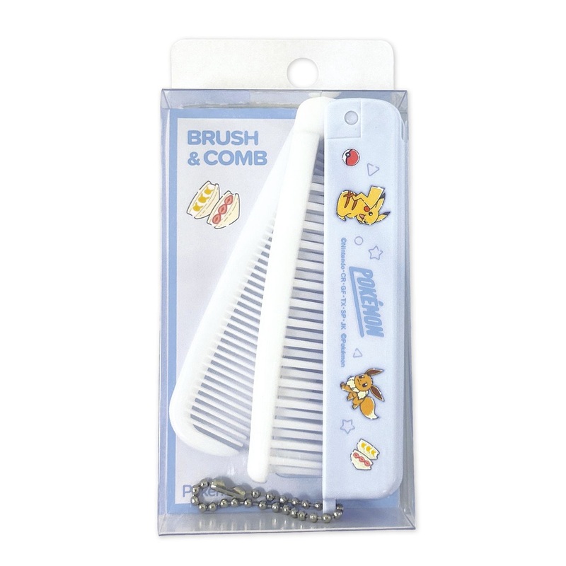 Pokemon Center Original Folding Brush & Comb / Enjoy Sweets