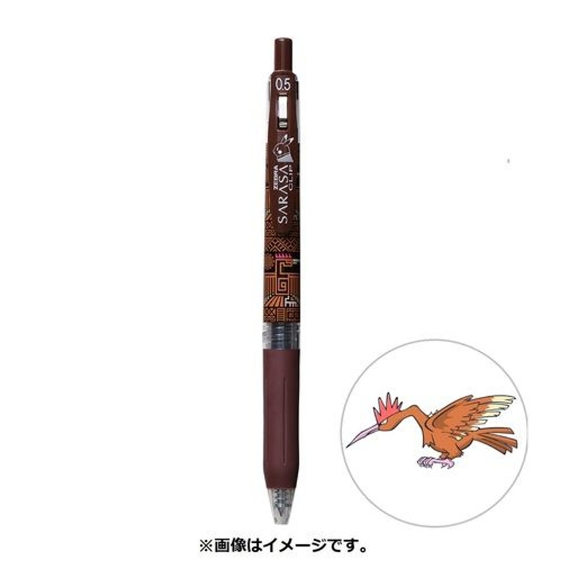 Pokemon Center Original SARASA Ballpoint Pen 0.5mm Pokemon Shirts Pattern Fearow