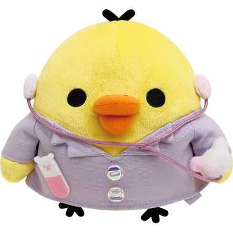 San-x Rilakkuma Collectible Plush Doll – Doctor Kiiroitori (Rilakkuma Hospital)