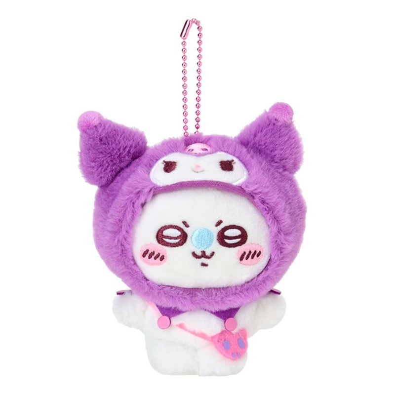 Sanrio Kuromi Chiikawa Mascot Holder (Momonga)