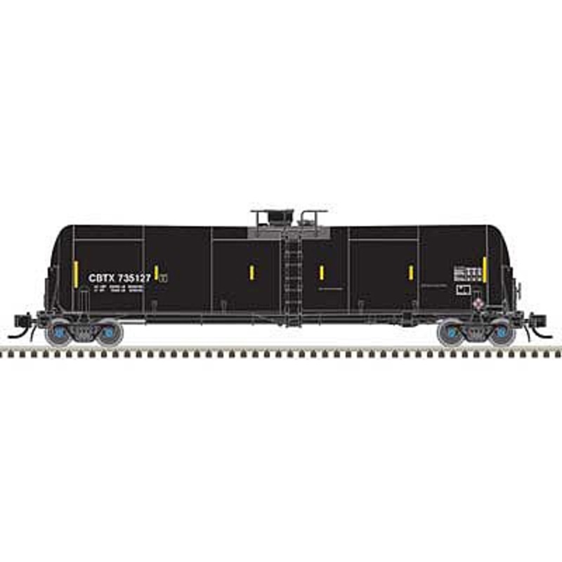 31,000-Gallon Crude Oil Tank and Buffer Car