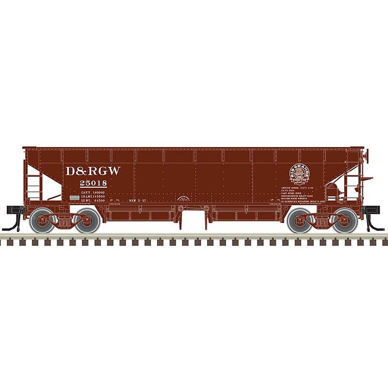 70-Ton Ballast Car Hopper Rio Grande #25033