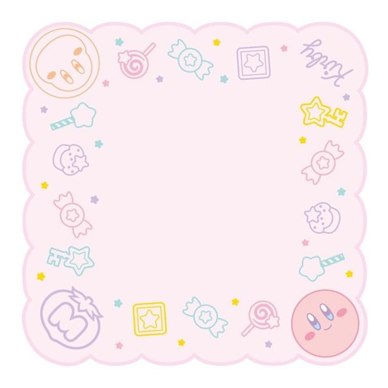 Marushin Kirby Mini Towel ‘Mokumoku Pastel’