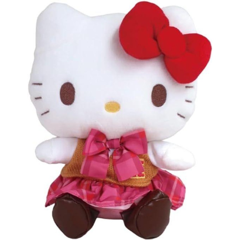 Nakajima Sanrio Plush Retro Uniform S Hello Kitty