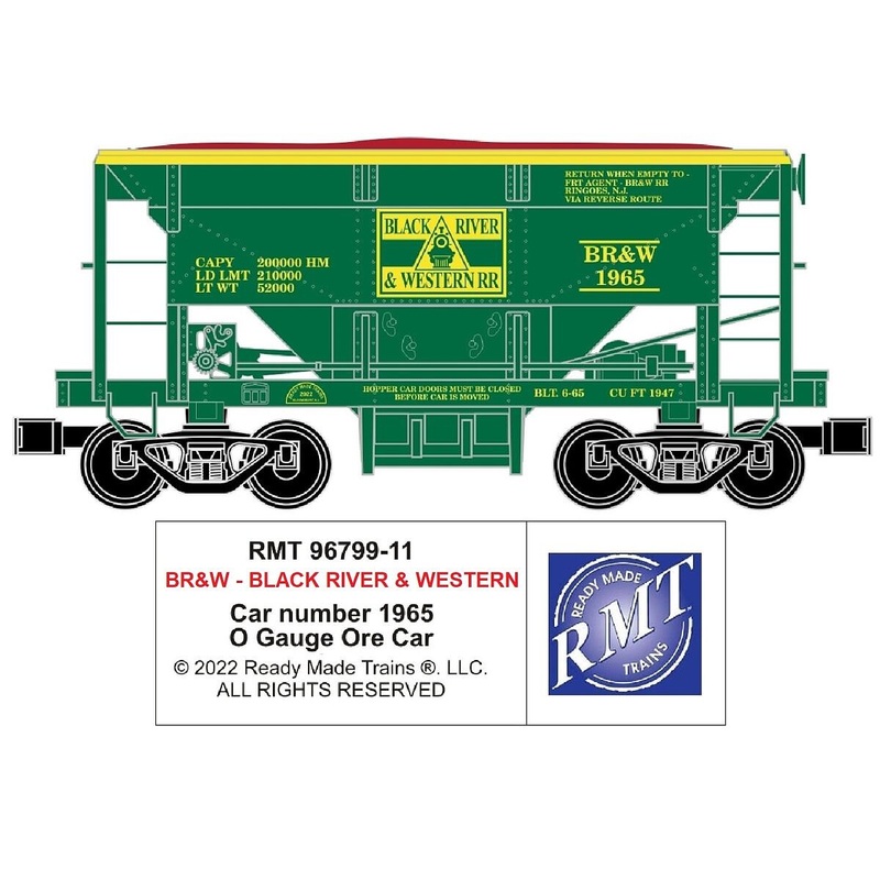 O Ore Car Black River & Western