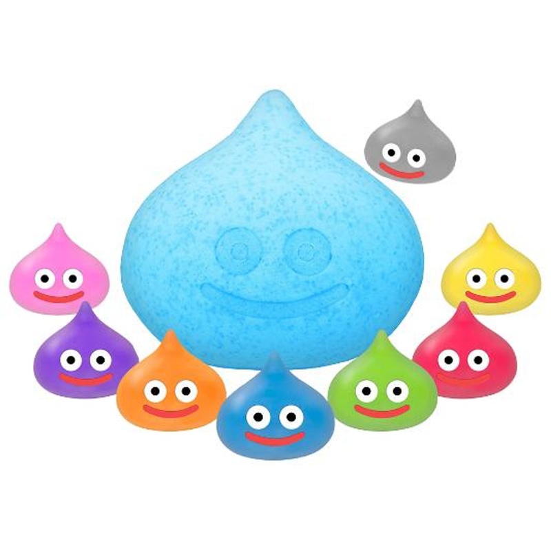 Square Enix Dragon Quest Walk: Bath Ball Figure Collection – Suramichi & Colorful Slimes (Box of 12)