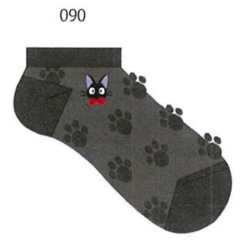 Studio Ghibli Kiki’s Delivery Service Ankle Socks Gigi Pawprints
