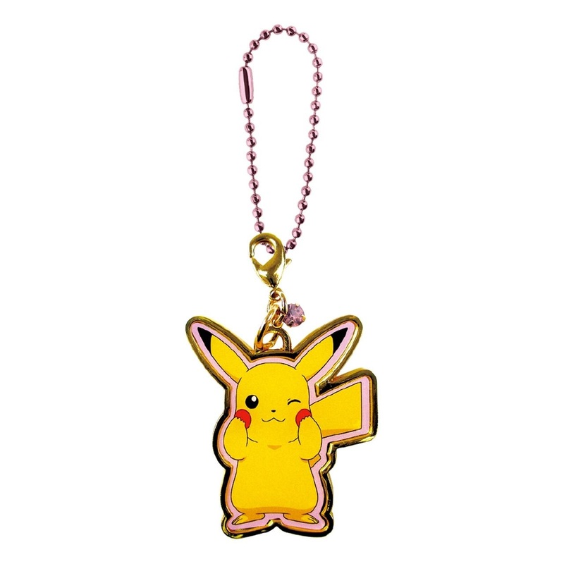 T’s Factory Pokemon Birthstone Color Key Chain October/Tourmaline Pikachu