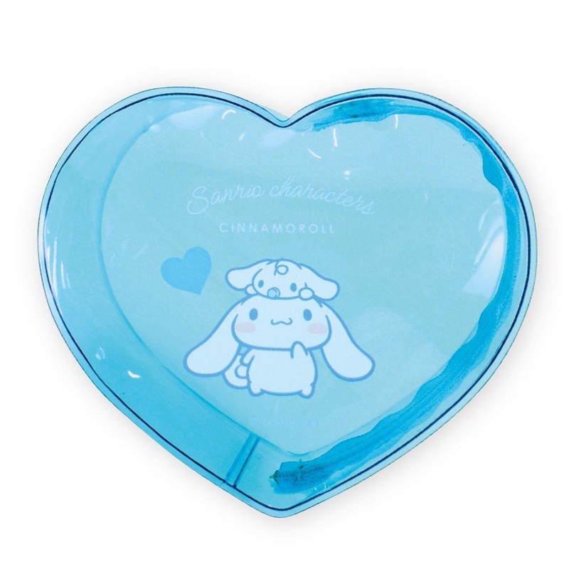 T’s Factory Sanrio Heart-Shaped Clear Pouch Cinnamoroll