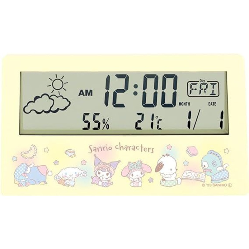 T’s Factory Sanrio Multi-Function Digital Clock / Leisure Time