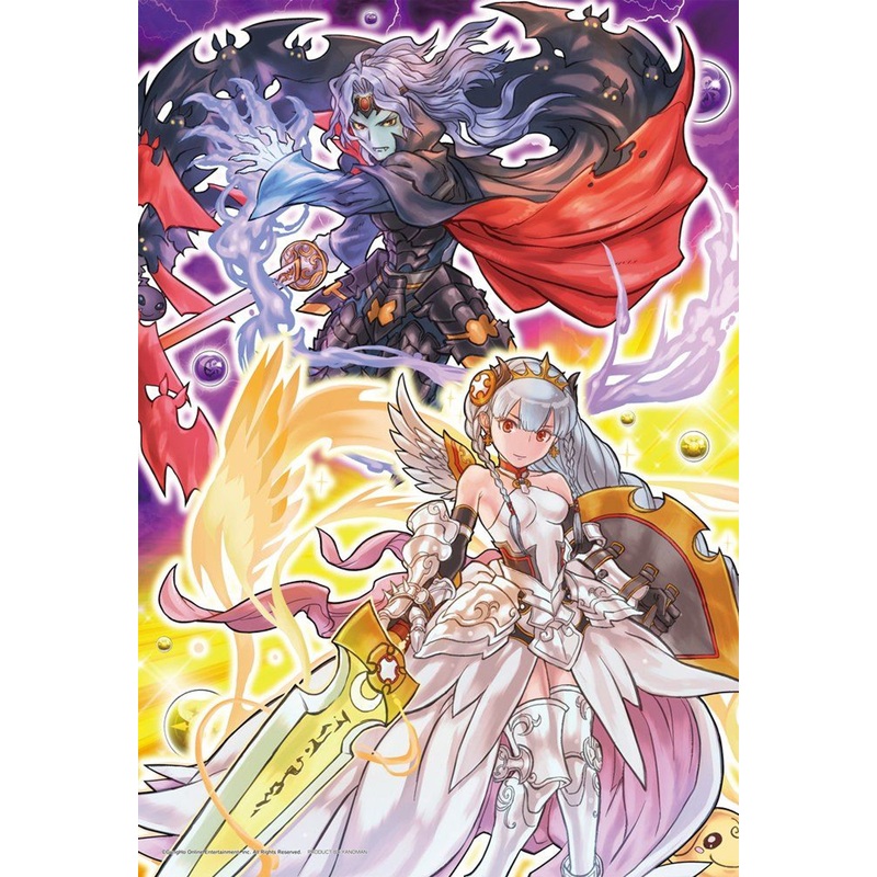 Yanoman 03-778 Jigsaw Puzzle: Puzzle & Dragons – Contest Between Light and Darkness (300 Pieces)