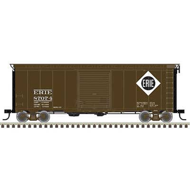 40′ Postwar Box Car Erie #87074