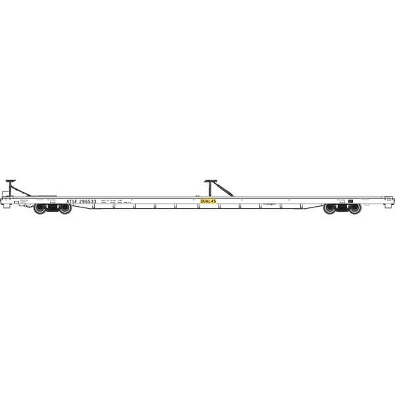 89′ Bethlehem Flush-Deck Flatcar – Ready to Run