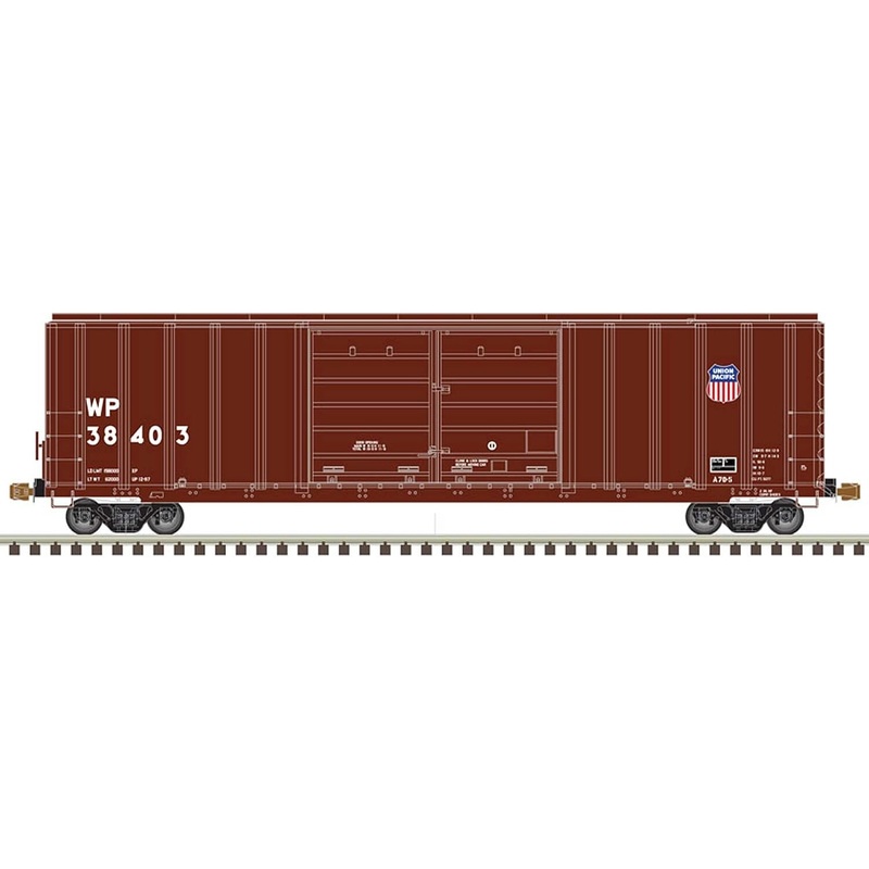 FMC 5077 50′ Double-Door Boxcar UP #38403