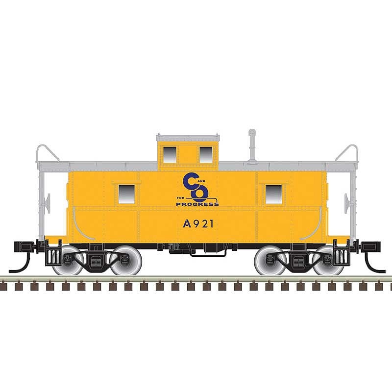 Ho Cupola Caboose C&O A921