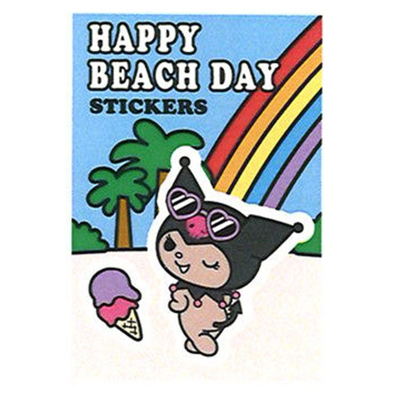 Sanrio Happy Beach Day Sticker Kuromi