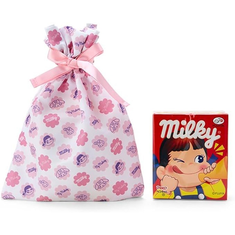 Sanrio & Milky – Candy Drawstring Bag Set (My Melody)