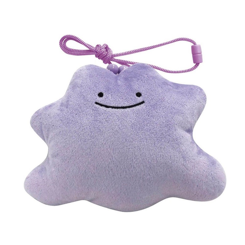 SK JAPAN Pokemon Center Plush Coin Case Ditto