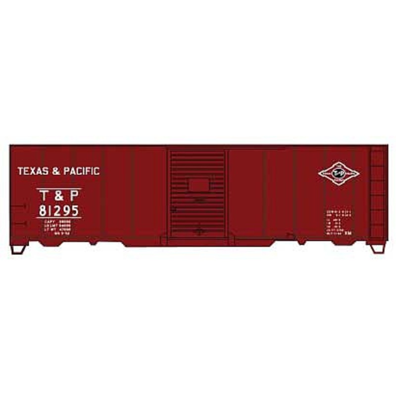 40′ Single Door Steel Boxcar Kit Texas & Pacific