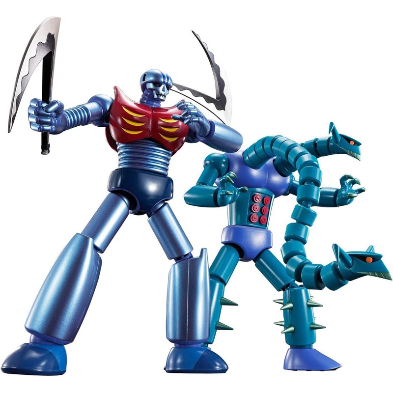 Bandai Soul of Chogokin Mechanical Beast 2pc Set  Figure GX-25R Garada K7 & GX-26R Doublas M2 (Mazinger Z)