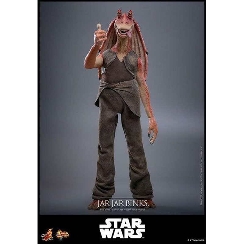 Hot Toys Movie Masterpiece 1/6 Scale Fully Poseable Figure Jar Jar Binks Star Wars Episode I