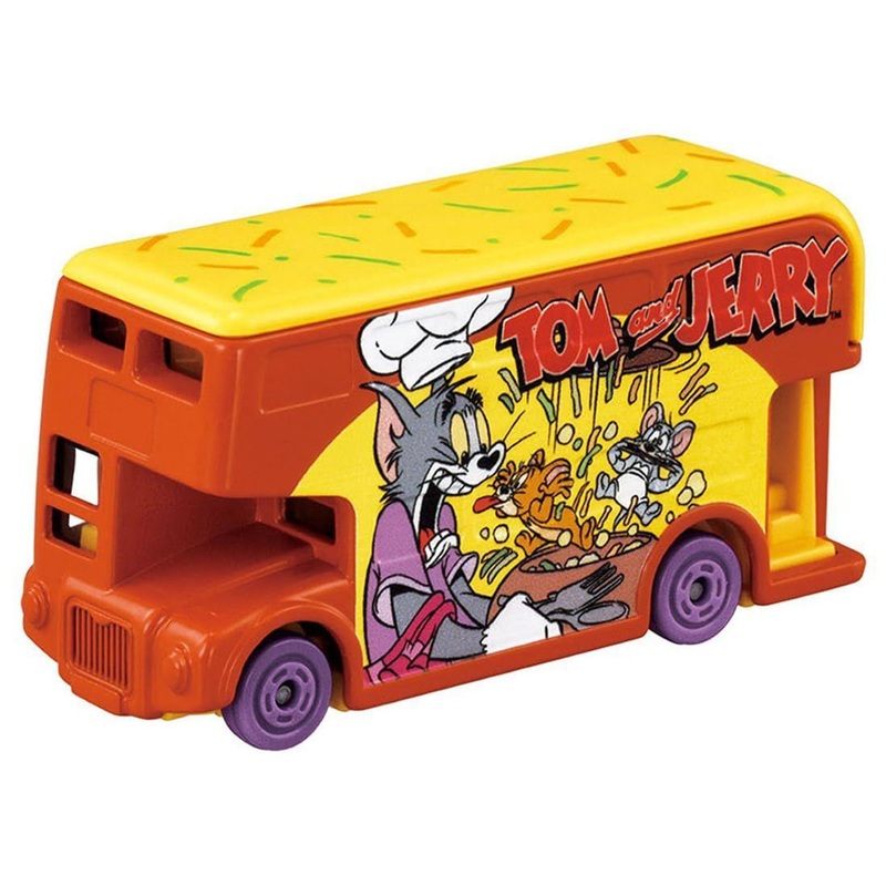 Takara Tomy Dream Tomica SP Tom And Jerry Wrapping Bus (Orange)