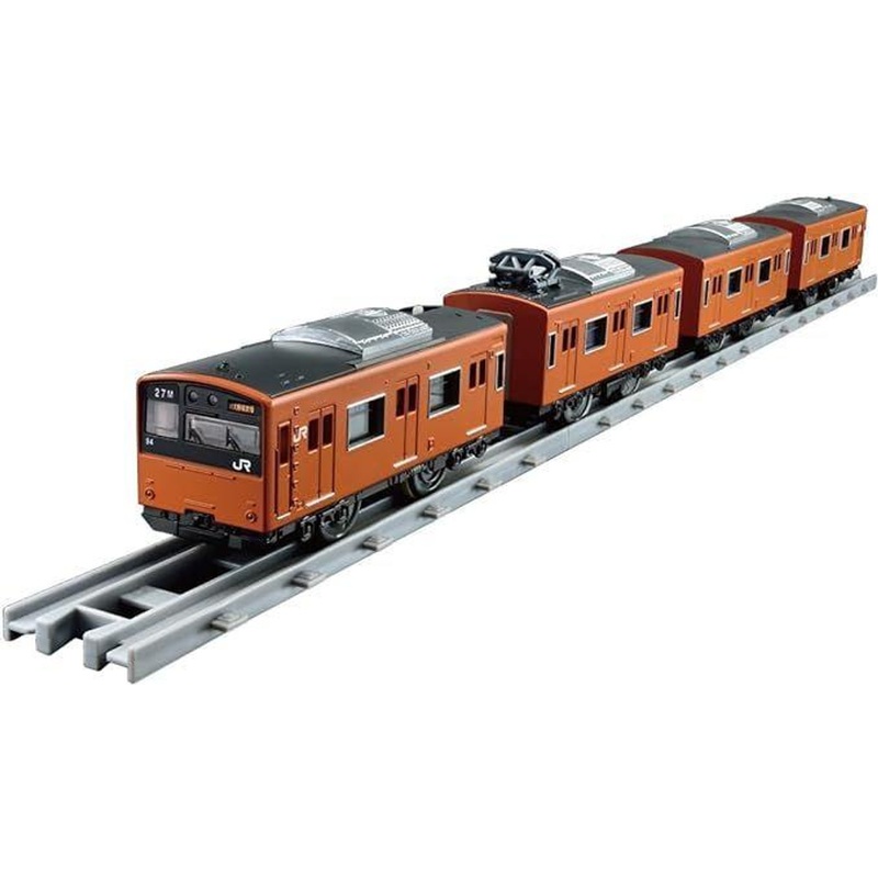 Takara Tomy Plarail Real Class Series 201 Commuter Train (JR West Japan Orange)