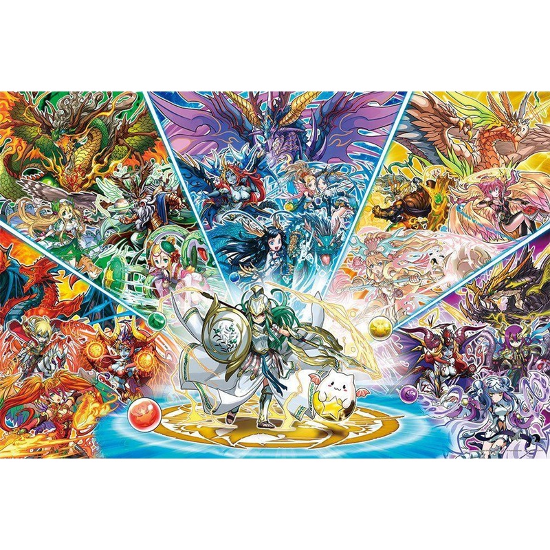 Yanoman 10-1260 Jigsaw Puzzle Gods of the Sky and Dragons (Puzzle & Dragons) (1000 Pieces)