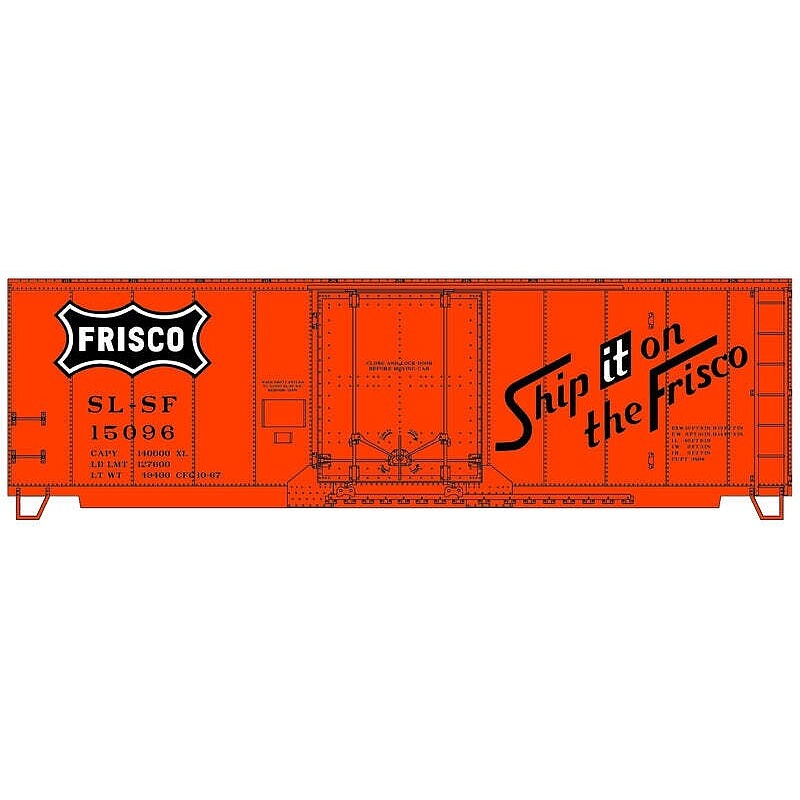 40′ Insulated Steel Boxcar StL&SF