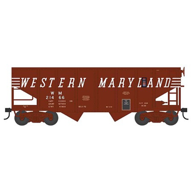 55 ton Fishbelly Hopper Western Maryland #21512