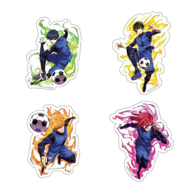 Bandai Candy Blue Lock Diecut Sticker Collection 12pcs Box