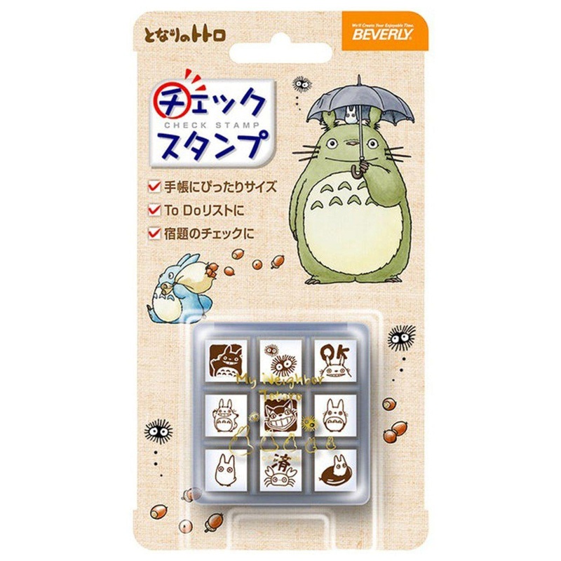 Beverly Studio Ghibli My Neighbor Totoro Check Stamp