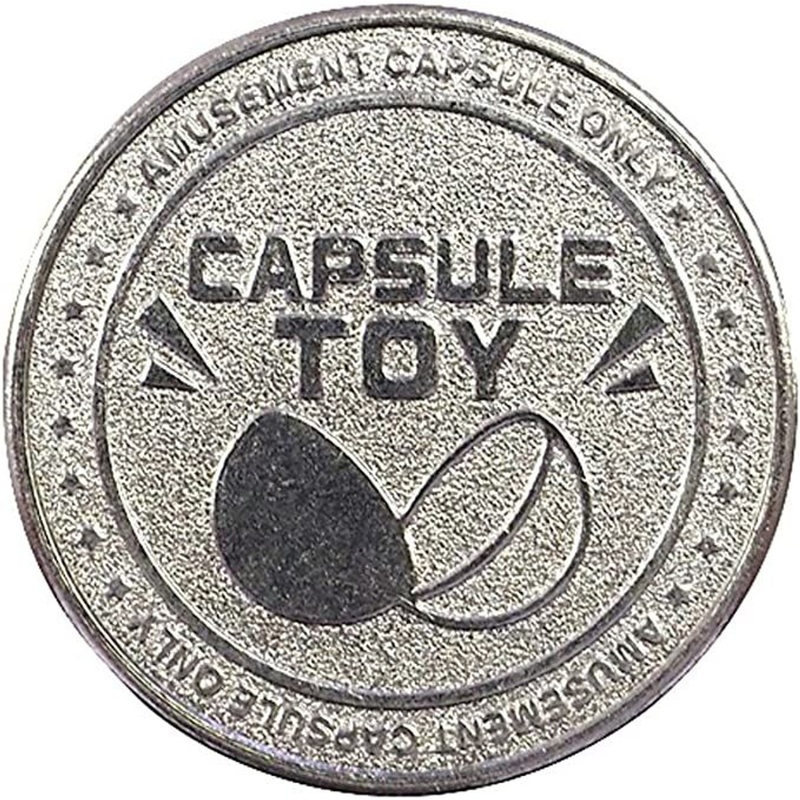 Gashapon Gacha Machine Capsule Toy Token Set of 100