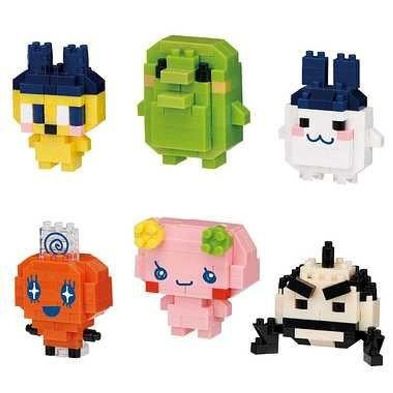 Kawada Nanoblock Mini Nano Tamagotchi (6 BOX SET)