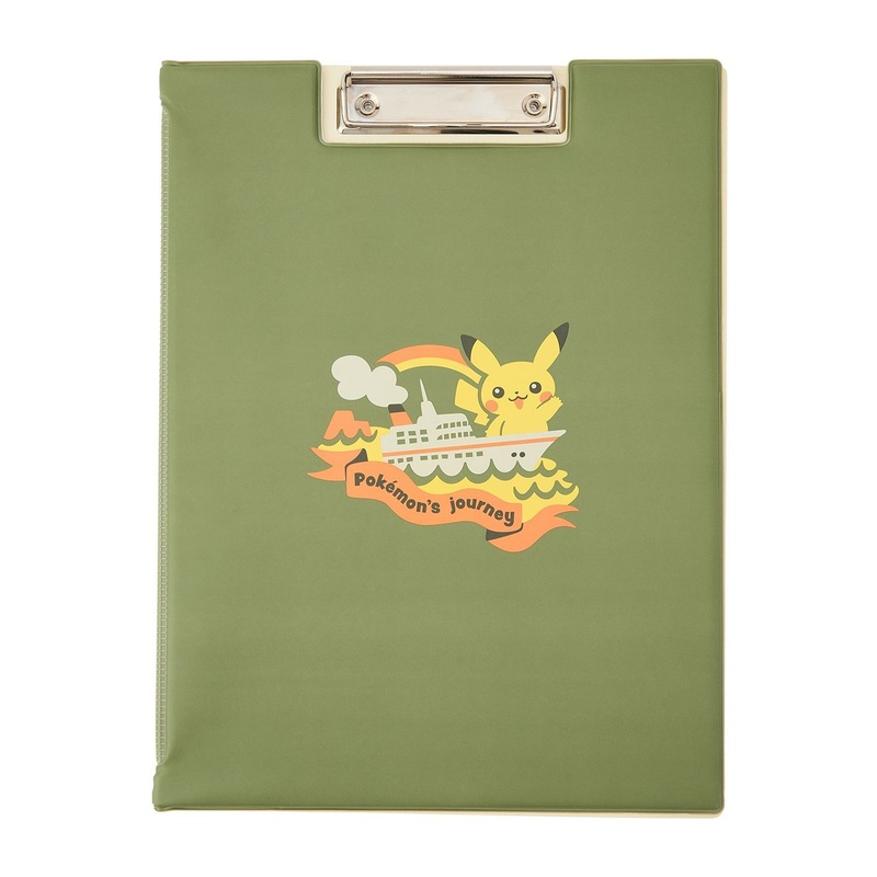 Pokemon Center Original Bifold Binder  Pokemon’s Journey  Writing Instruments