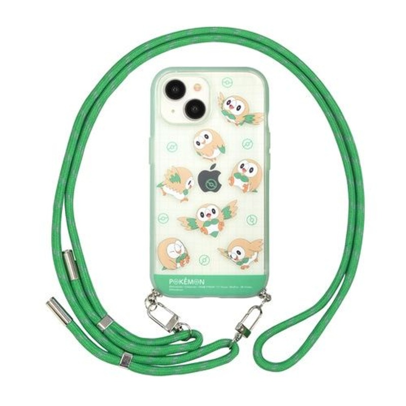 Pokemon Center Original Phone Case and Lanyard Rowlet