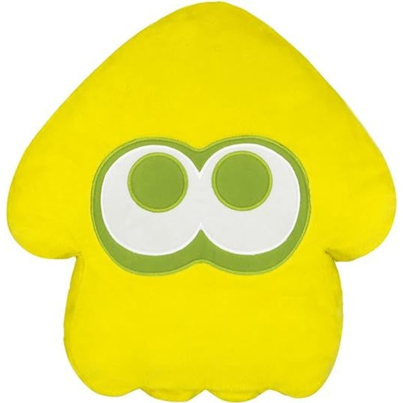 San-ei Plush Toy Splatoon 3 Cushion Squid Yellow