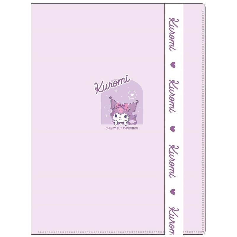 T’s Factory Sanrio Clear File with Belt Kuromi