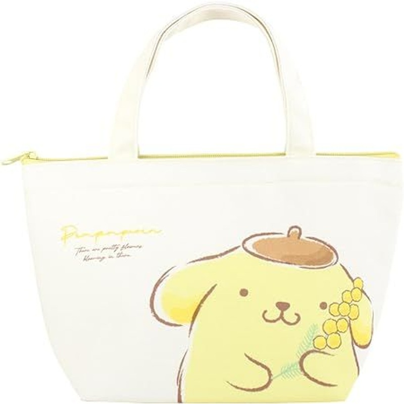 T’s Factory Sanrio Cold Insulated Canvas Lunch Bag – Pom Pom Purin
