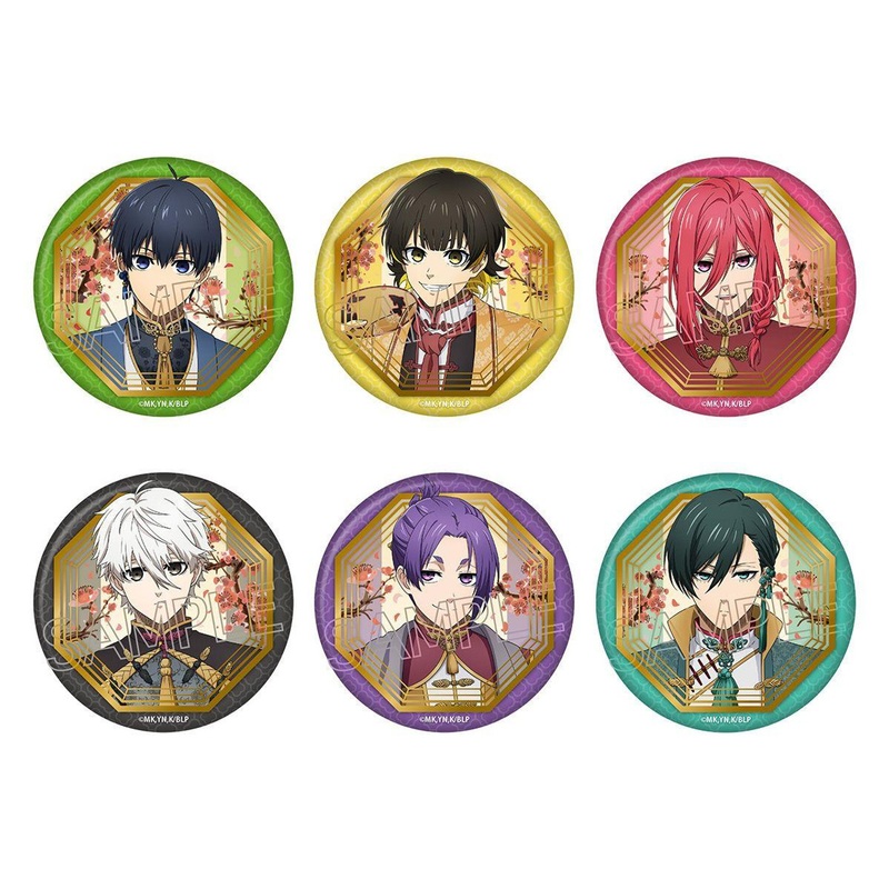 TwinCre Blue Lock Button Badge Throne Vol.2 Chinese Style 6pcs Complete Box