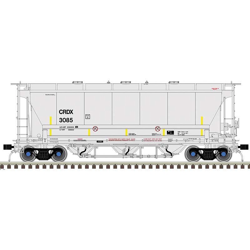 3230 Covered Hopper Chicago Freight Car #3089