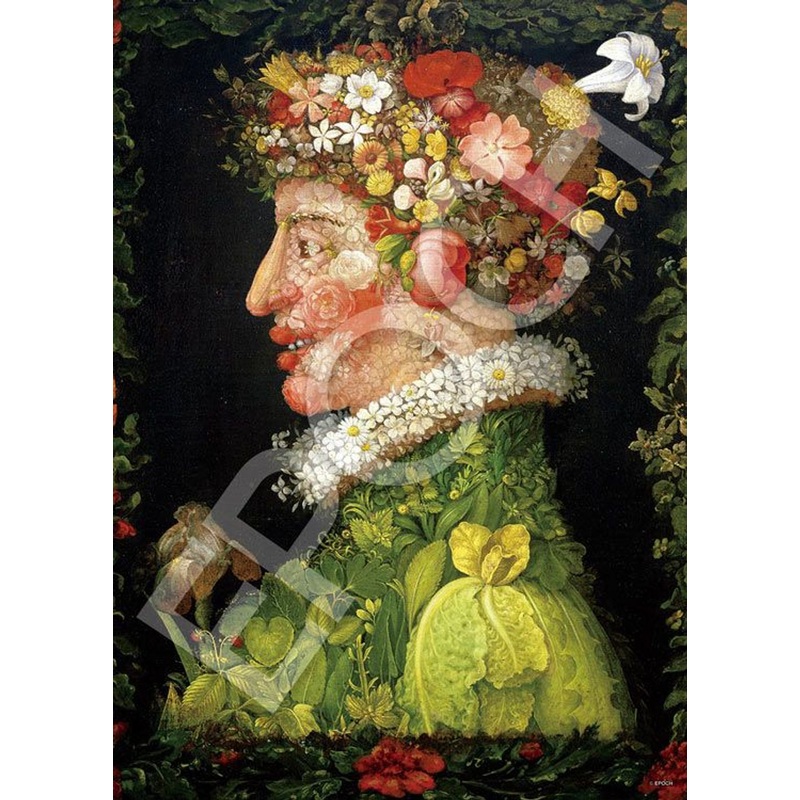Epoch 54-101 Jigsaw Puzzle Giuseppe Arcimboldo The Four Seasons – Spring (2000 S-Pieces)