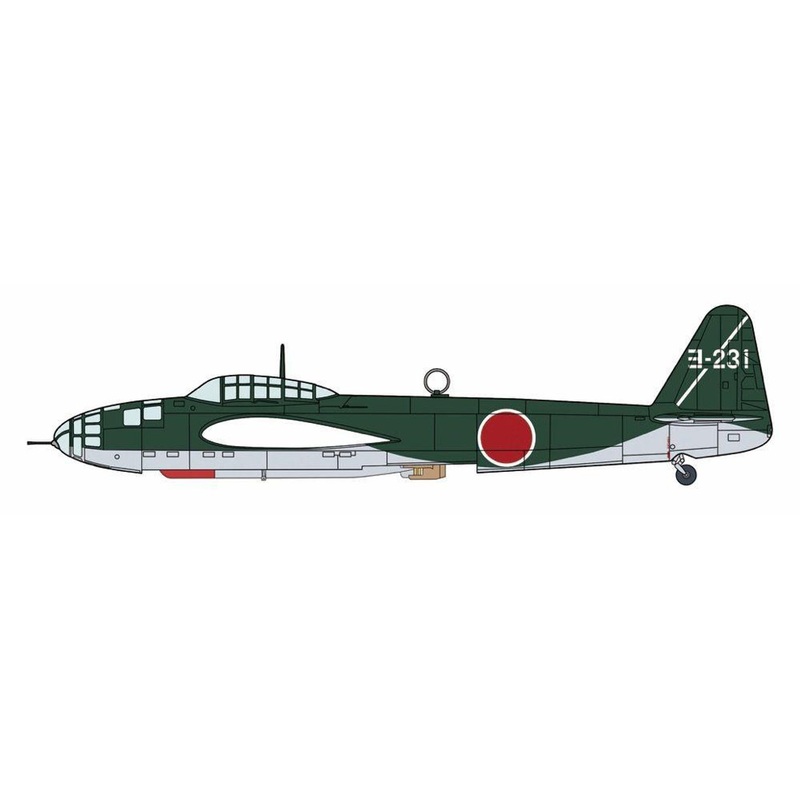 Hasegawa 1/72 Air Technical Arsenal P1Y1 Land Bomber Ginga Type 11 Yokosuka Naval Air Group w/ Torpedo Plastic Model