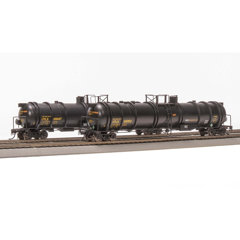 Ho Cryogenic Tank Car UTLX 2pk Black